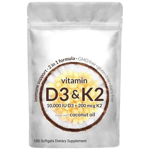 Դ^SֱlTK Sd3+k2 Vitamin D3 K2 Supplement Soft