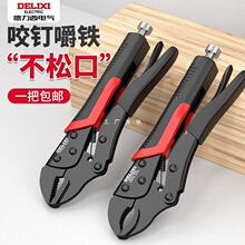 德力西大力鉗多功能夾鉗工具萬能壓力鉗工業級手動固定萬用鉗子