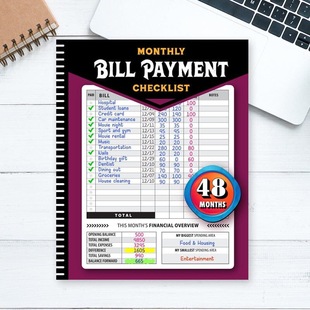 RdTT¿Bill Tracker Notebook~ιPӛʡXӛ䛱