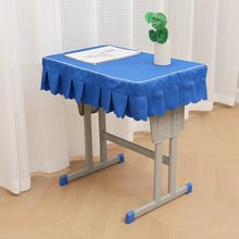 小學生桌布教室課桌套學校課桌布40×60單人藍色桌套防水學生桌罩