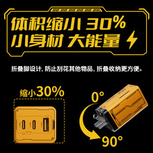 【品牌直銷】倍魔65W氮化鎵快充套裝適用華為快充頭蘋果PD充電器.