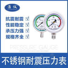 廠家直銷彈簧壓力表y100 耐震充油壓力表 注塑機壓力表 水壓表