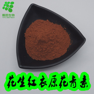 花生紅衣原花青素95% 雅圖生物 花生紅衣提取物 OPC原料粉 包郵