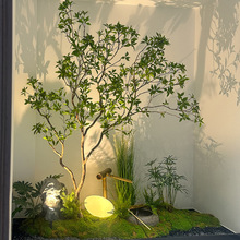 高端馬醉木仿真綠植室內造景生植物裝飾樹櫥窗大型假樹簡約景觀