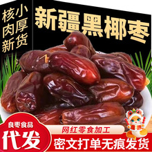 伊朗黑椰棗阿聯酋沙特蜜餞果干新棗批發 一件代發伊拉克黃金椰棗