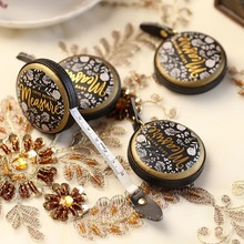 pu現貨皮卷尺軟尺迷你花卷尺自動伸縮圓形腰圍尺皮尺三圍測量卷尺