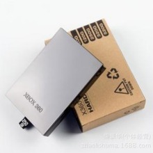 適用於XBOX360slim新版硬盤盒硬盤殼 xbox360 黑色 透明藍色硬盤