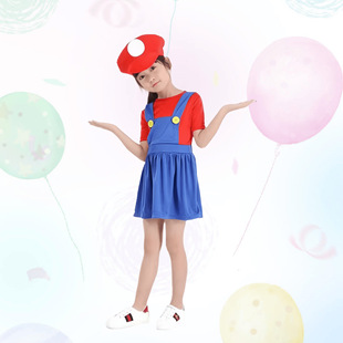 i·ͯȹӬWcosplay̨f}ݳMarioŮ