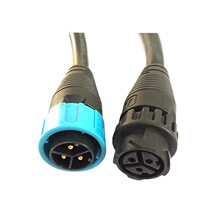 利路通批量銷售型號M25-3芯防水公母對接連接器 大功率防水電源線