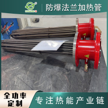 廠家供應大功率防爆法蘭電加熱管 耐高溫水箱加熱管 法蘭發熱管