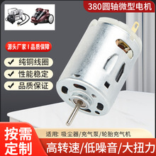 380微型直流減速電機小型電動馬達吸塵器充氣泵大扭力直流微電機