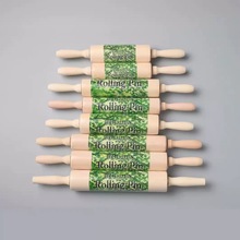 批發實木擀面杖滾軸滾筒陶藝工具擀泥杖小學生陶泥粘土工具大中小