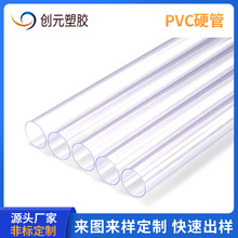 廠家供應pvc透明塑料硬管現貨批發五金設備電子玩具塑料包裝直管
