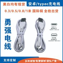 type-c充電線typec兩芯配機線純國標銅電流過1A全環保不是包賠