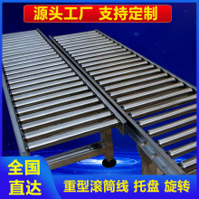 動力滾筒輸送機鏈條輥輪傳送帶自動化軌道運輸物流分揀流水線設備