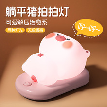 超萌可愛小台燈USB充電護眼兒童學生宿舍戶外辦公桌面禮品批發