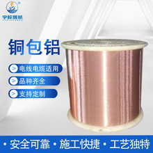 廠家直供銅包鋁 音頻線電鍍銅包鋁 銅包鋁合金線包覆銅包鋁線