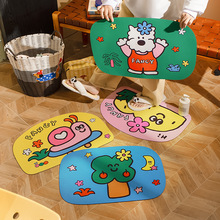 硅藻地墊泥吸水腳地墊植物園設計新款衛生間浴室門口防滑速干墊子