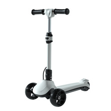廠家直銷兒童玩具電動滑板車 便攜可折疊三輪電動代步溜溜車批發