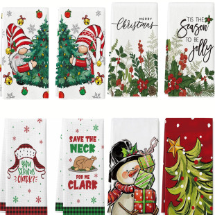 }QϴNϴ벼Christmas Dish Towels 40X60 Rd羳