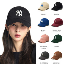 MLB帽子女軟頂小標NY棒球帽CP77男夏季休閑遮陽LA鴨舌帽CP66韓版