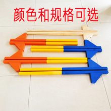 兒童木質高蹺手扶長柄幼兒園小學生訓練高腳馬踩高蹺民間游戲傳統