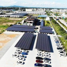 加工鋼結構車棚鋼結構光伏支架屋面加建廠房鋼結構電動車雨棚批發