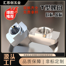 生產鋁合金船形非標歐標國標t型螺母高強度滑塊螺絲螺母m12 m6