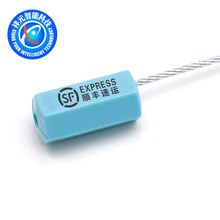 鉛封鋼絲一次性封條抽緊式集裝箱電表箱扎帶物流六角施封鎖扣封簽
