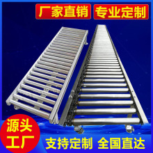 動力滾筒輸送機滾輪傳送帶地滾線滾筒線流水線自動化輸送線滾筒架