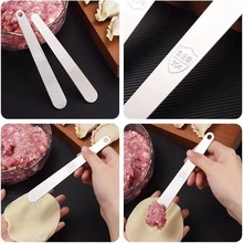 包餃子家用挖餡勺工具混沌餡鏟陷挑304不銹鋼挑餡勺挑餡