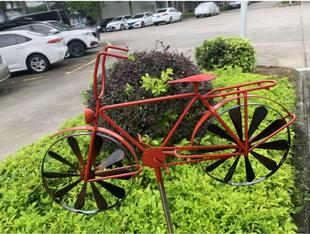 Metal Iron Art Red Bicycle RotFˇtɫ܇DL܇