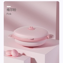 不銹鋼兒童餐盤可拆洗注水保溫餐盤吸盤式分格寶寶分餐盤輔食餐具