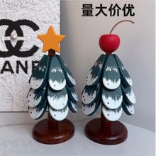 一棵樹杯墊月亮星星銅錢款餐廳桌面裝飾擺件餐墊水杯聖誕樹隔熱墊