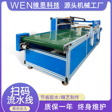 掃碼流水線打膠機相框打膠展示架打膠包裝盒打膠紙箱打膠流水線