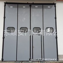 工業風推拉折疊門 金屬折疊門 飛機庫廠房大門 地軌隱形門簡易