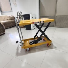 手動液壓升降平台手推車模具平台車移動式升降機剪叉式小型平板車