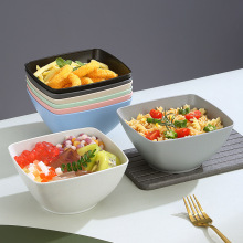小麥秸稈創意碗餐具日式湯面碗家用微波爐防摔水果沙拉碗PP碗批發