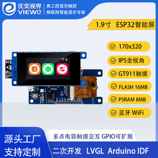 ҕ1.9ESP32Ļ_lLVGL@ʾ|wifi{