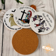 中纖板杯墊軟木杯墊 密度板杯墊 燙金杯墊吸水隔熱杯墊吸水紙杯墊