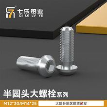 現貨緊固件歐標40/45系列專用半圓頭大螺栓