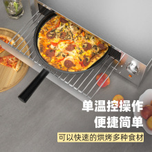 拓奇電烤箱商用烤披薩機單層快速烘烤烘焙蛋撻面包加厚烤箱風爐