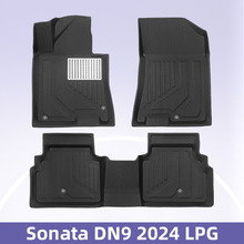 適用於Hyundai Sonata DN9 2024 LPG 3D全天候材質XPE腳墊地墊
