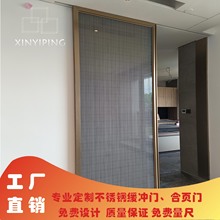 廚房推拉門不銹鋼夾絲玻璃門科學城廚房緩沖吊趟門衣櫃折疊門