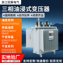 S22三相油浸式變壓器立體卷鐵心S20/S22-M-RL非晶合金配電變壓器