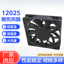 12025方框風扇制冷取暖器電腦散熱器小型工業直流散熱風扇批發