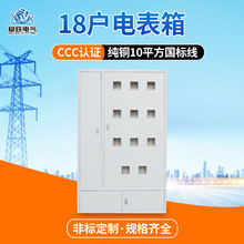 定制18戶明裝家用設備控制箱空配電箱不銹鋼電表箱室內