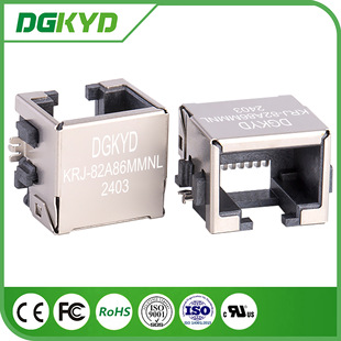 KRJ-82A86MMNL   RJ45VWjӿ  SMTWڲ