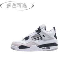 aj4男籃球鞋復刻氣墊AJ4女減震運動跑步鞋奧利奧白水泥莆田鞋純原