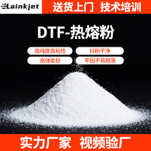 高彈tpu白墨燙畫熱熔膠粉熱轉印服裝纖維面料耐水洗dtf燙畫熱熔粉
